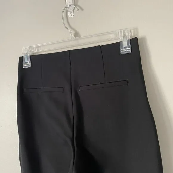 Spanx Size S Black White Piping The Perfect Pant High Rise Ankle Leggings - Picture 4 of 8